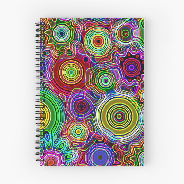 Item preview, Abstract Psychedelic Trippy Neon Pattern Illusion designed and sold by Prawny.