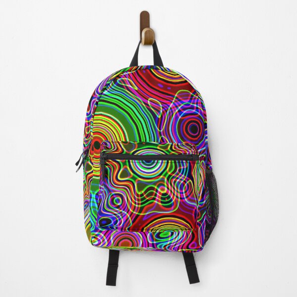Item preview, Abstract Psychedelic Trippy Neon Pattern Illusion designed and sold by Prawny.