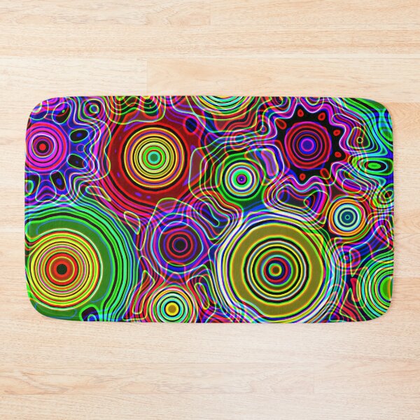 Item preview, Abstract Psychedelic Trippy Neon Pattern Illusion designed and sold by Prawny.