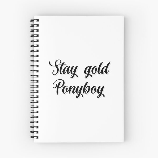 Item preview, stay gold ponyboy designed and sold by HANI'SWORLD.