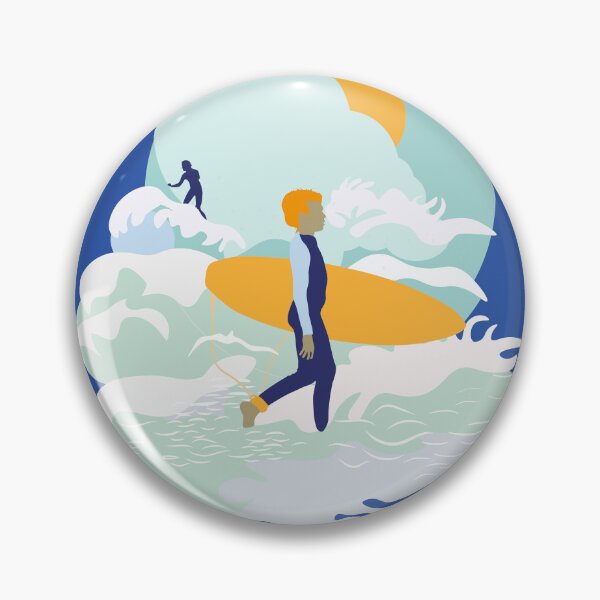 Item preview, Surfer Boy going Surfing in the Ocean designed and sold by Anna Lemos.