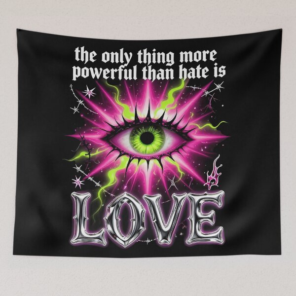 Item preview, The Only Thing More Powerful Than Hate Is Love  designed and sold by Uglyandcute.