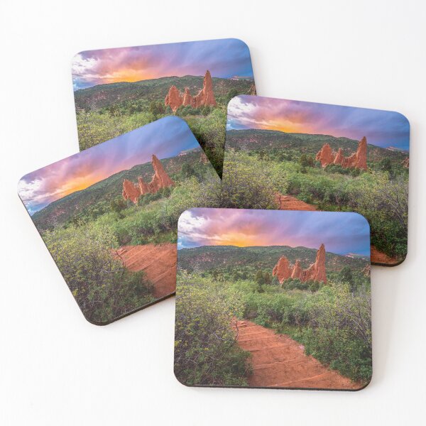 Item preview, Sunset Over Garden of the Gods Park Hiking Trail designed and sold by Daniel Forster Photography.
