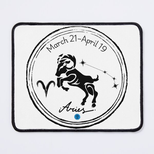 Item preview, Aries Zodiac Constellation Art - March 21 to April 19 (Black on Transparent) designed and sold by Dryden Stewart Enterprises.