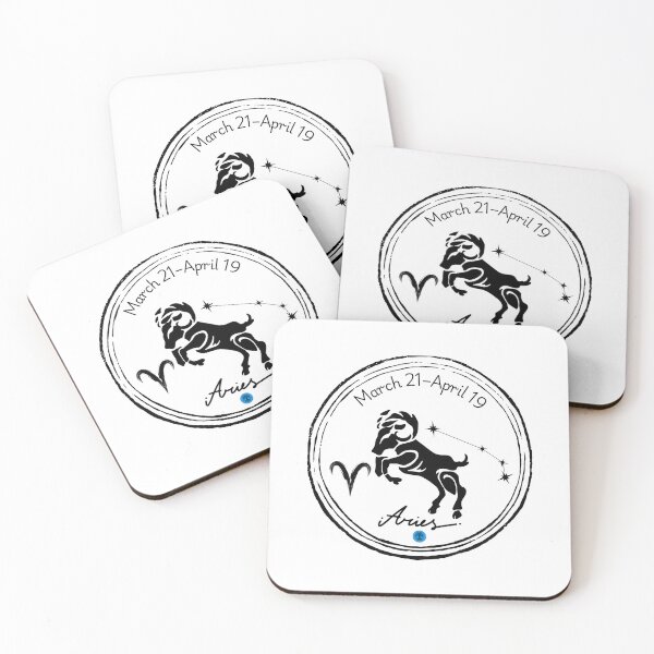 Item preview, Aries Zodiac Constellation Art - March 21 to April 19 (Black on Transparent) designed and sold by Dryden Stewart Enterprises.