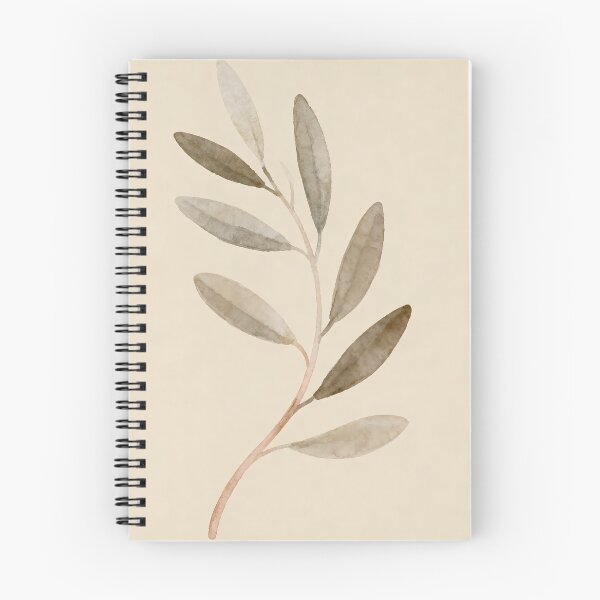 Item preview, Olive Branch Beige Botanical Wall Art | Neutral Minimalist Painted Botanical Print | Japandi Scandinavian Nature Decor designed and sold by sana designer.