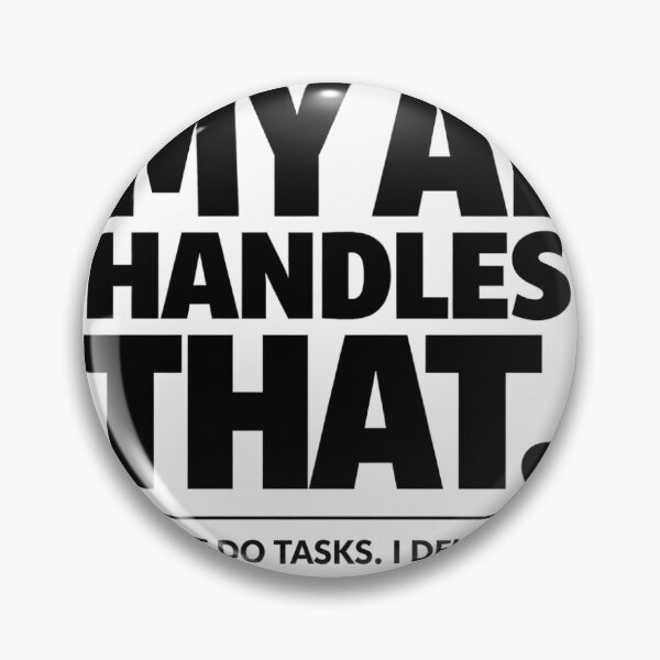 Item preview, My AI Handles That Funny AI Agent Tech Humor designed and sold by OffTheThread-.