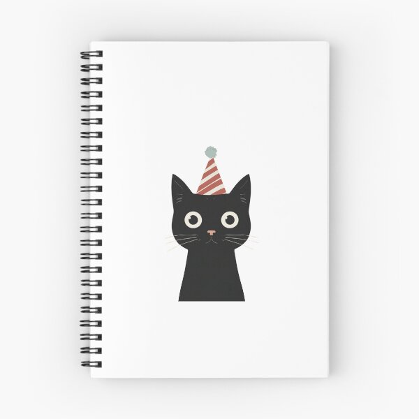 Item preview, Midnight Party Cat designed and sold by StickersbyRye.