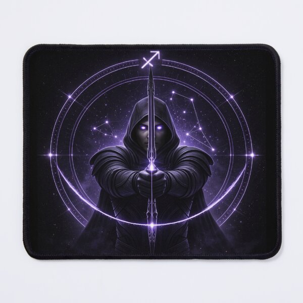 Item preview, Sagittarius Shadow Archer Cosmic Zodiac Emblem designed and sold by QuantumOasis.