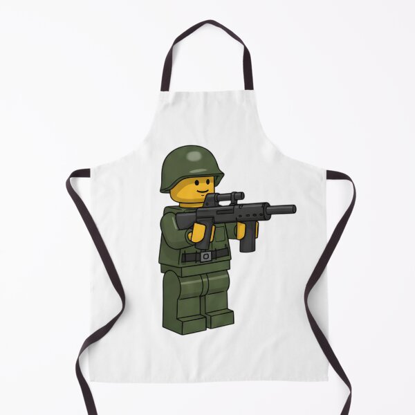 Item preview, LEGO soldier with a gun designed and sold by Gold Phoenix Adro.