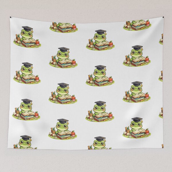 Item preview, A studious and cute frog designed and sold by FroggyOnly.