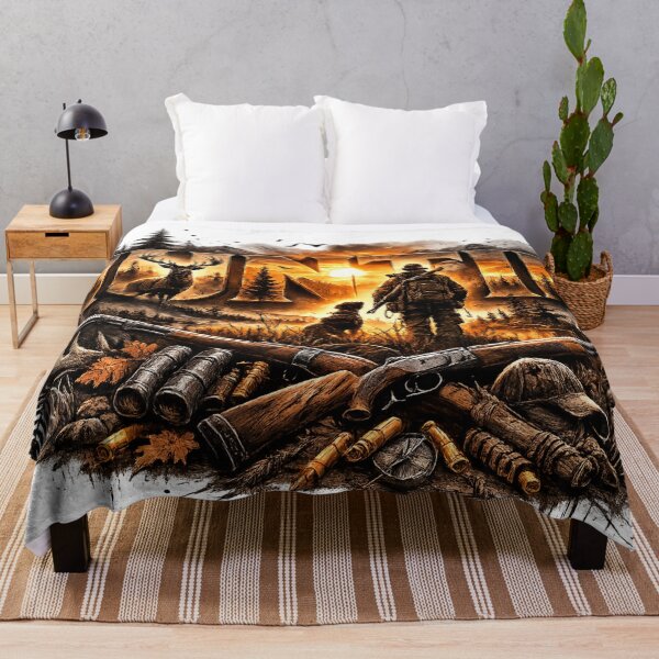 Item preview, HUNTING Sunset Forest Design – Rustic Wildlife Artwork for Hunters designed and sold by RolMerch.