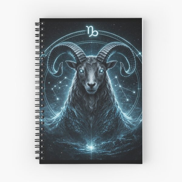 Aperçu de l'œuvre Capricorn Mystic Sea Goat Zodiac Emblem créée et vendue par QuantumOasis.