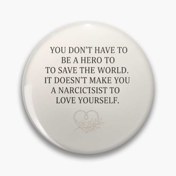 Item preview, You Don't Have to Be a Hero - Inspirational Quote designed and sold by WowDezign.