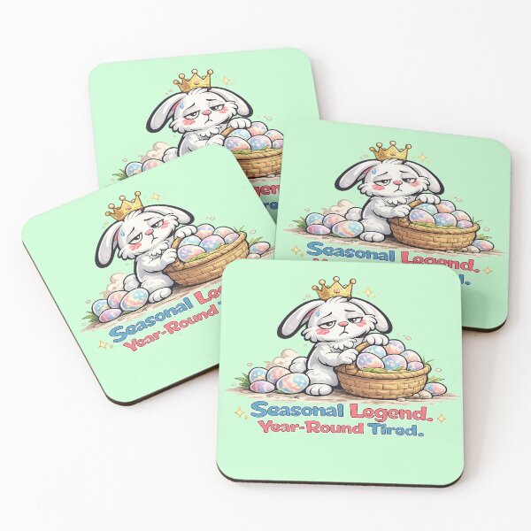 Item preview, Seasonal Legend Year-Round Tired – Funny Easter Bunny Humor Design designed and sold by Gentlestate.