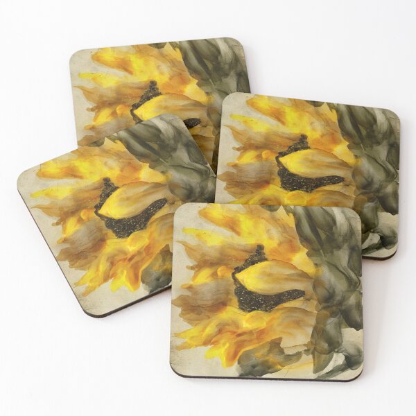 Item preview, Aging Sunflower In Profile designed and sold by Lois  Bryan.