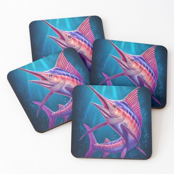 Item preview, Marlin in Deep Blue Water designed and sold by PetsArt.