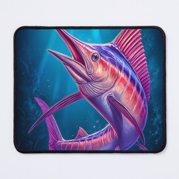 Item preview, Marlin in Deep Blue Water designed and sold by PetsArt.