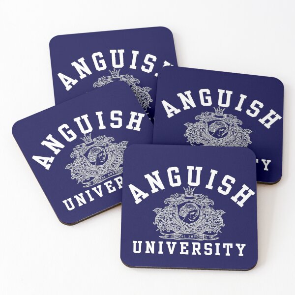 Item preview, Anguish University- White and Dark Blue designed and sold by fabinthelab.