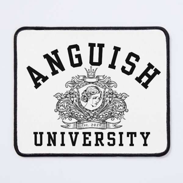 Item preview, Anguish University- Black designed and sold by fabinthelab.