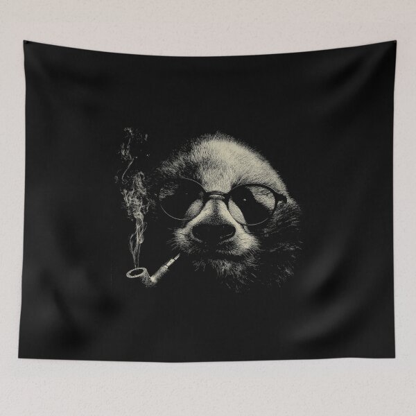 Item preview, Sophisticated Giant Panda Glasses Pipe Smoker designed and sold by k3rstman1.