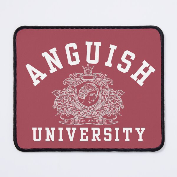 Item preview, Anguish University- White and Dusty Rose designed and sold by fabinthelab.