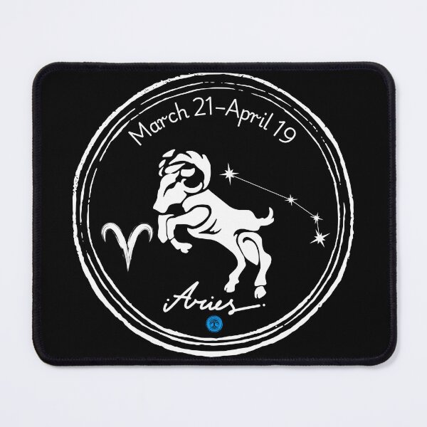 Item preview, Aries Zodiac Constellation Art - March 21 to April 19 (White on Transparent) designed and sold by Dryden Stewart Enterprises.