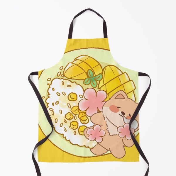 Item preview, Piou the Shiba: Kawaii Mango Sticky Rice Feast designed and sold by Kanniax.