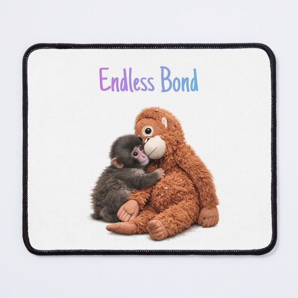 Item preview, Punch Baby Monkey Hugging Orangutan Plushie Viral Cute Monkey designed and sold by t-patterns.
