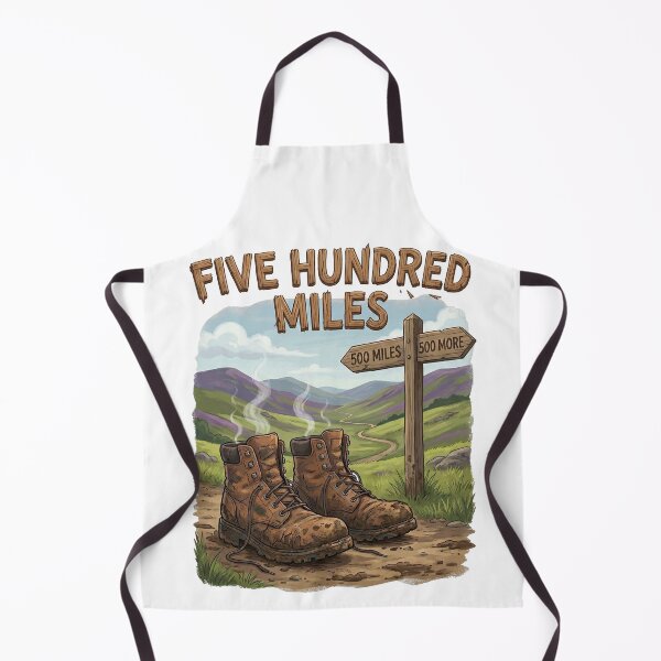 Item preview, 500 Miles Hiking Boots Scotland Highland Trail Munro Bagging designed and sold by Loom on the Loch.