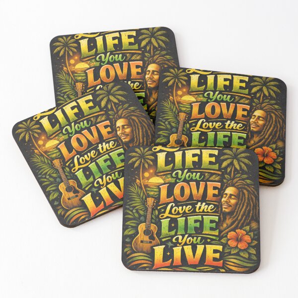 Item preview, Island Vibes: Live and Love Life Art Print designed and sold by OrbitLabs.