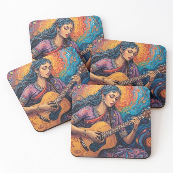 Item preview, Psychedelic Guitar Muse designed and sold by Starsleuth.