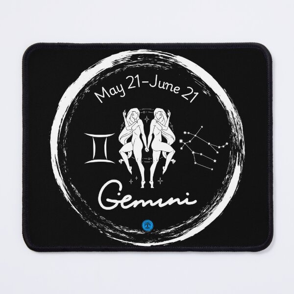 Item preview, Gemini Zodiac Constellation Art - May 21 to June 21 (White on Transparent) designed and sold by Dryden Stewart Enterprises.