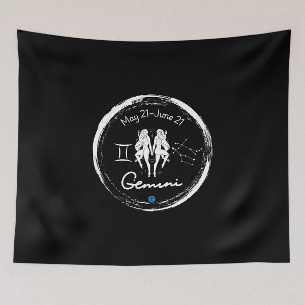 Item preview, Gemini Zodiac Constellation Art - May 21 to June 21 (White on Transparent) designed and sold by Dryden Stewart Enterprises.