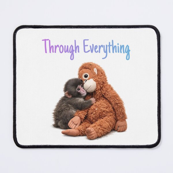 Item preview, Punch Baby Monkey Hugging Orangutan Plushie Viral Cute Monkey designed and sold by t-patterns.