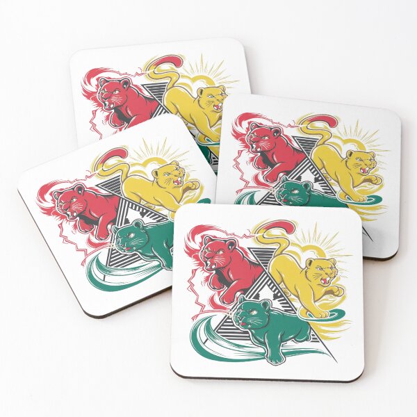 Item preview, Vibrant Color Puma Trio | Wild Artistic Collection designed and sold by Bittor18.