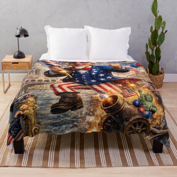Item preview, Uncle Sam in Venice 4th of July T-Shirt – Patriotic Independence Day USA Graphic Tee – Funny American Gondola Fireworks Design designed and sold by RolMerch.