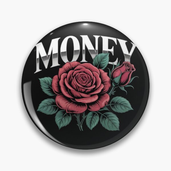Item preview, Money Rose Luxury Hustle Tee Art designed and sold by SurfGlitch.