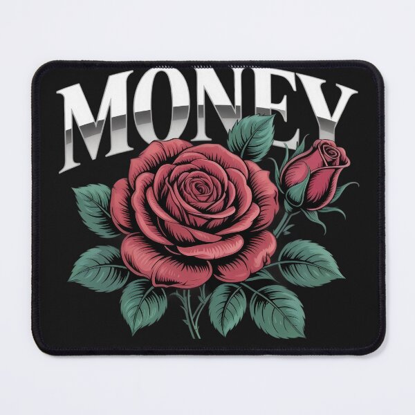 Item preview, Money Rose Luxury Hustle Tee Art designed and sold by SurfGlitch.