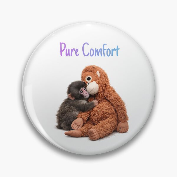 Item preview, Punch Baby Monkey Hugging Orangutan Plushie Viral Cute Monkey designed and sold by t-patterns.