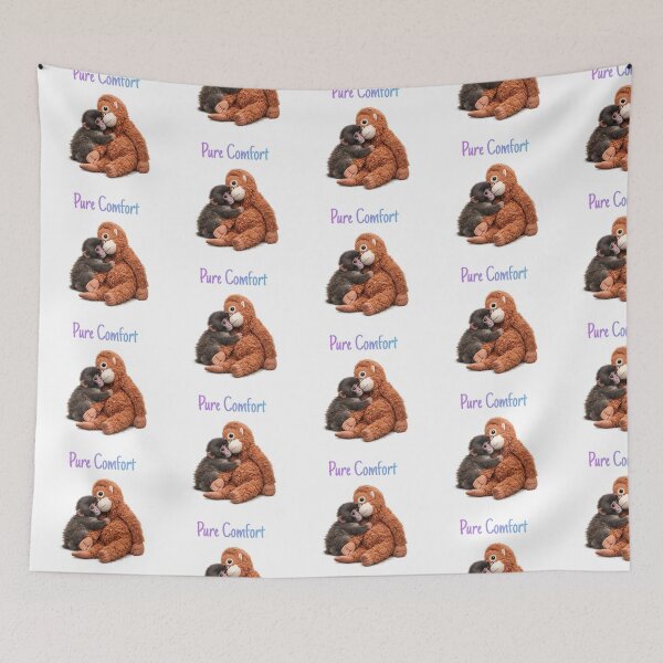 Item preview, Punch Baby Monkey Hugging Orangutan Plushie Viral Cute Monkey designed and sold by t-patterns.
