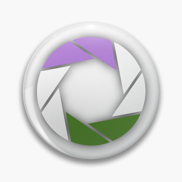 Item preview, Genderqueer Aperture Science brandmark designed and sold by aerrapc.