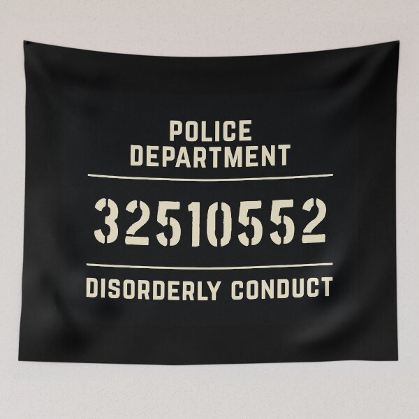 Item preview, Mugshot sign designed and sold by rasaaa.