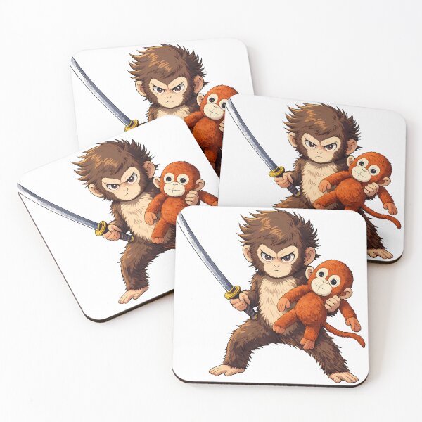 Item preview, Punch Monkey Samurai designed and sold by Drip stamp.
