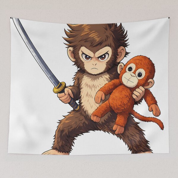 Item preview, Punch Monkey Samurai designed and sold by Drip stamp.