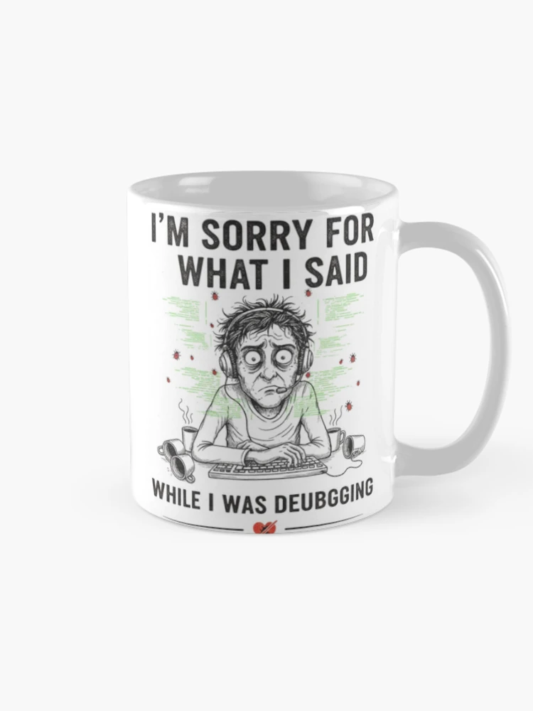 Thumbnail 3 of 6, Coffee Mug, Classic Debugging Problem Every Developer Went Through designed and sold by thecodingcorner.