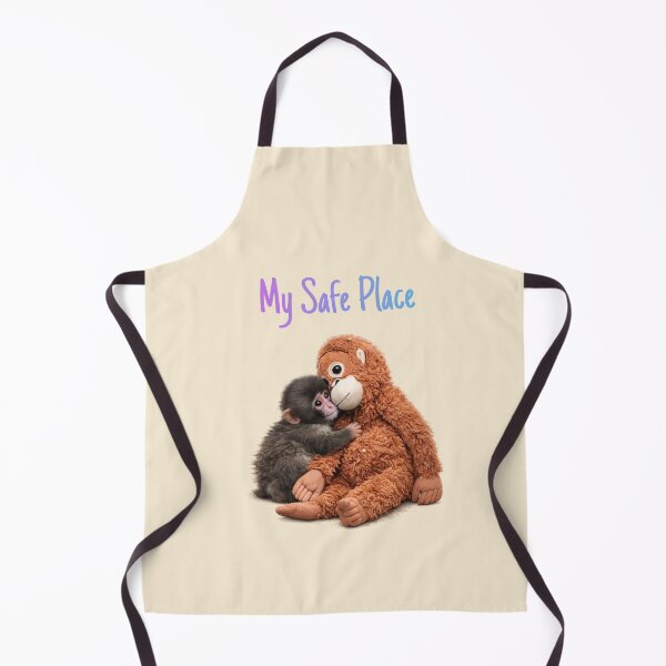 Item preview, Punch Baby Monkey Hugging Orangutan Plushie Viral Cute Monkey - safe place designed and sold by t-patterns.