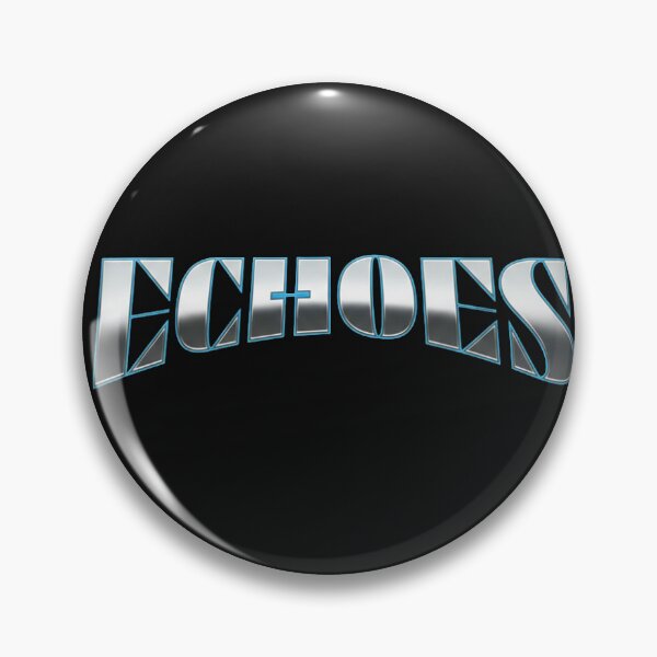Item preview, ECHOES Futuristic Chrome Silver Streetwear Design designed and sold by NEØS.