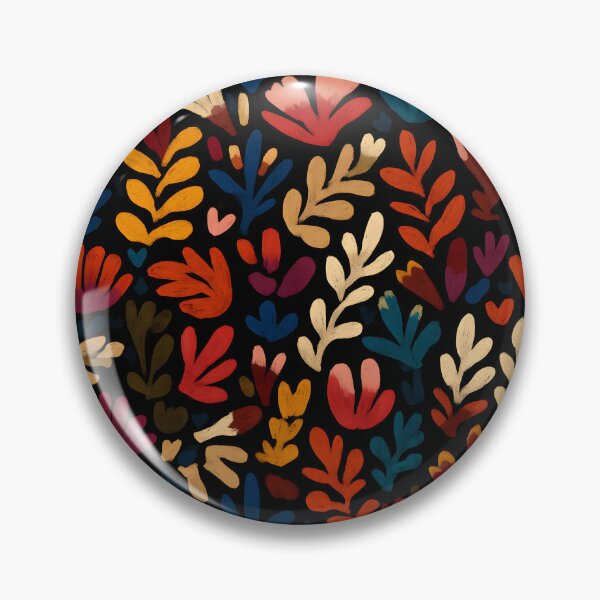 Item preview, Pop Art Flowers Vintage Floral Boho Pattern designed and sold by SecretDicer.