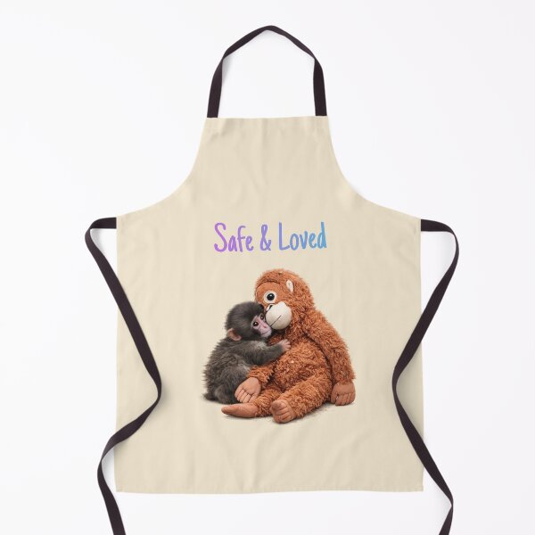Item preview, Punch Baby Monkey Hugging Orangutan Plushie Viral Cute Monkey - safe place designed and sold by t-patterns.